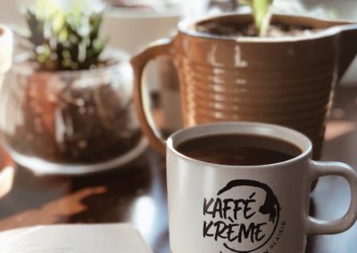 café, tasse, kaffé krème