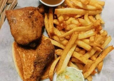 poulet, restaurant